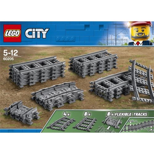 LEGO® City Vasút 60205 Játék gyermekek számára