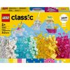 LEGO® Classic Átlátszó bűvös kockák, játék színes építőelemekkel 11040