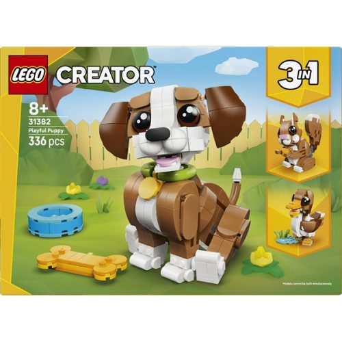 LEGO® Creator 3 az 1-ben Aranyos állatok: Játékos kiskutya 31382