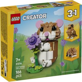   LEGO® Creator 3 az 1-ben Aranyos hörcsög egy virággal 31376