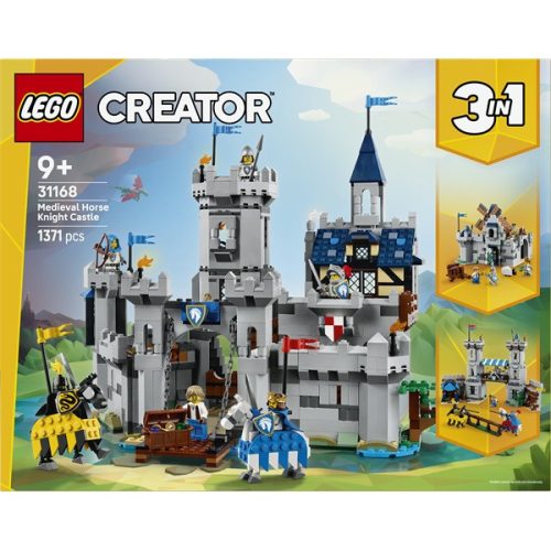 LEGO® Creator 3 az 1-ben Középkori lovagi vár, játékkészlet és építőjáték 31168