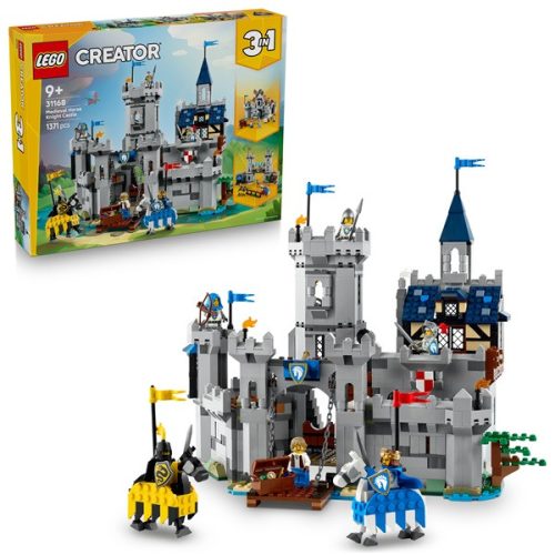 LEGO® Creator 3 az 1-ben Középkori lovagi vár, játékkészlet és építőjáték 31168