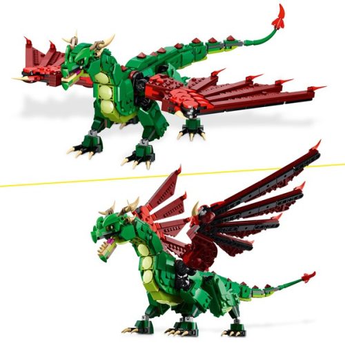 LEGO® Creator 3 az 1-ben Középkori sárkány, játékkészlet egy érdekes lénnyel 31161