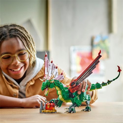 LEGO® Creator 3 az 1-ben Középkori sárkány, játékkészlet egy érdekes lénnyel 31161