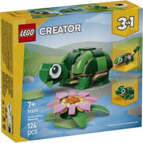   LEGO® Creator 3 az 1-ben Teknős egy vízililiom-virággal 31377