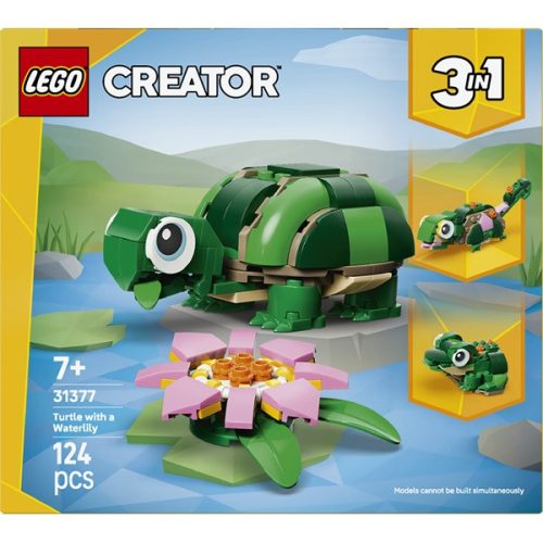 LEGO® Creator 3 az 1-ben Teknős egy vízililiom-virággal 31377