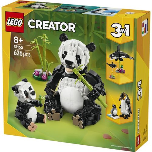 LEGO® Creator 3 az 1-ben Vadállatok: Pandacsalád, játékkészlet 31165