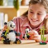 LEGO® Creator 3 az 1-ben Vadállatok: Pandacsalád, játékkészlet 31165