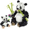 LEGO® Creator 3 az 1-ben Vadállatok: Pandacsalád, játékkészlet 31165