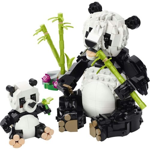 LEGO® Creator 3 az 1-ben Vadállatok: Pandacsalád, játékkészlet 31165