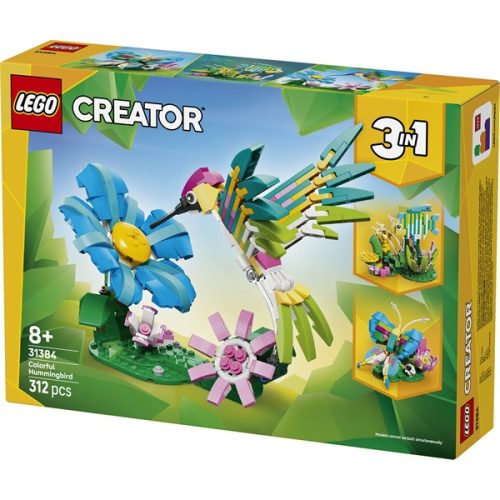 LEGO® Creator 3 az 1-ben Vadállatok: Színpompás kolibri, dekoráció 31384