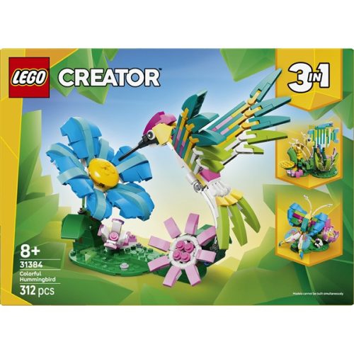 LEGO® Creator 3 az 1-ben Vadállatok: Színpompás kolibri, dekoráció 31384