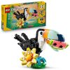 LEGO® Creator 3 az 1-ben Vadállatok: Trópusi tukán, figurát tartalmazó játékkészlet 31173