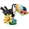 LEGO® Creator 3 az 1-ben Vadállatok: Trópusi tukán, figurát tartalmazó játékkészlet 31173