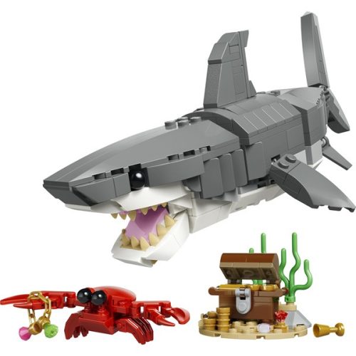 LEGO® Creator Veszedelmes cápa egy kincsesládával, játék 31381