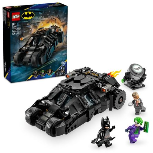 LEGO® DC Batman™: Batman™ Tumbler vs. Kétarc™ és Joker™, játék autó 76303