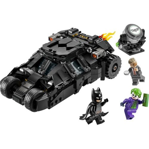 LEGO® DC Batman™: Batman™ Tumbler vs. Kétarc™ és Joker™, játék autó 76303