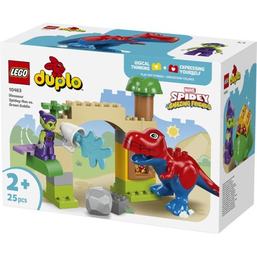 LEGO® DUPLO® Marvel Dinoszaurusz Spidey-Rex vs. Zöld Manó 10463
