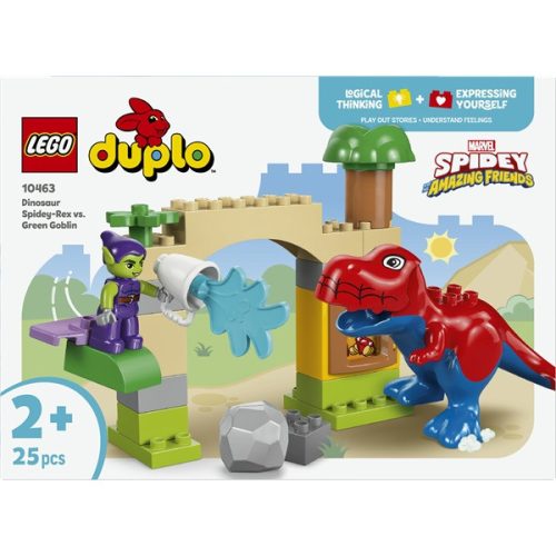 LEGO® DUPLO® Marvel Dinoszaurusz Spidey-Rex vs. Zöld Manó 10463