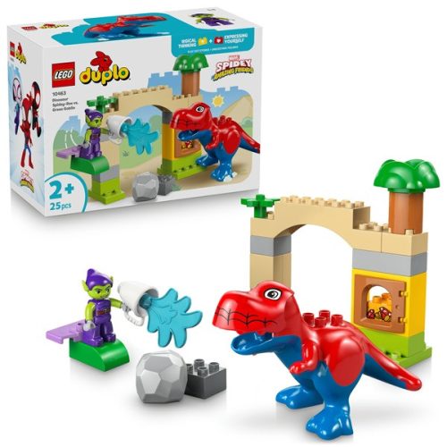 LEGO® DUPLO® Marvel Dinoszaurusz Spidey-Rex vs. Zöld Manó 10463