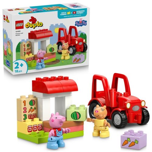 LEGO® DUPLO® Peppa malac Traktor és piac építőkészlet 10468