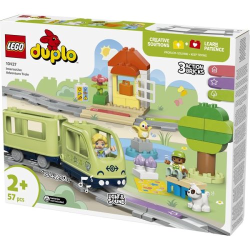 LEGO® DUPLO® Town Interaktív kalandvonat szett 10427