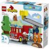 LEGO® DUPLO® Városi kalandok Tűzoltóautó tömlővel és tűzoltóval 10473