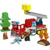 LEGO® DUPLO® Városi kalandok Tűzoltóautó tömlővel és tűzoltóval 10473