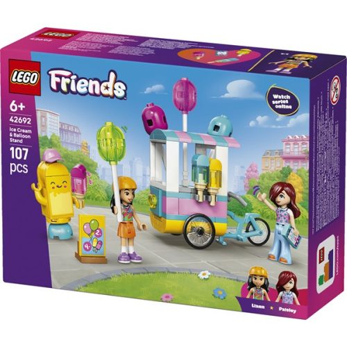 LEGO® Friends Fagylalt- és léggömbárus, építőkészlet 42692