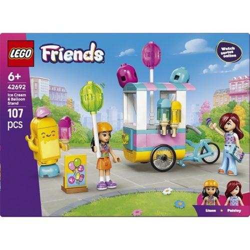 LEGO® Friends Fagylalt- és léggömbárus, építőkészlet 42692