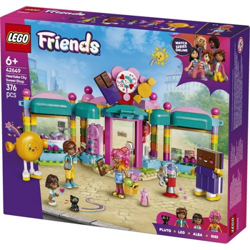 LEGO® Friends Heartlake City édességbolt, történetmesélős játék izgalmas szituációkkal 42649