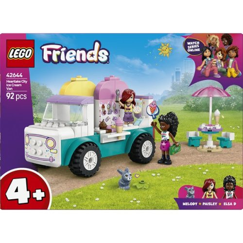 LEGO® Friends Heartlake City fagylaltos kocsi, történetmesélős építőkészlet 42644
