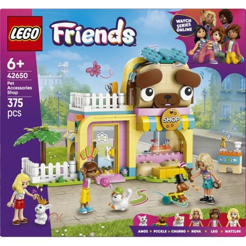 LEGO® Friends Kisállatfelszerelések boltja, játék építőkészlet 42650