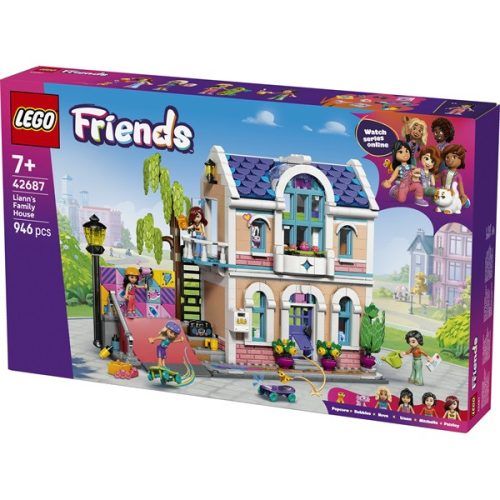 LEGO® Friends Liann családi háza, építőjáték 42687
