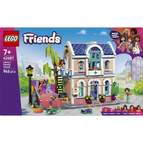 LEGO® Friends Liann családi háza, építőjáték 42687