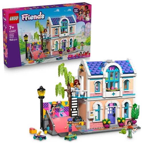 LEGO® Friends Liann családi háza, építőjáték 42687