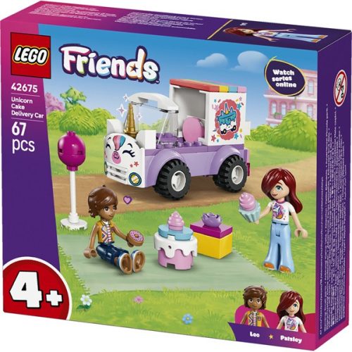 LEGO® Friends Unikornisos tortaszállító autó, játék 42675