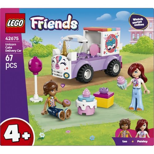 LEGO® Friends Unikornisos tortaszállító autó, játék 42675