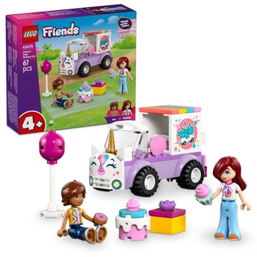LEGO® Friends Unikornisos tortaszállító autó, játék 42675