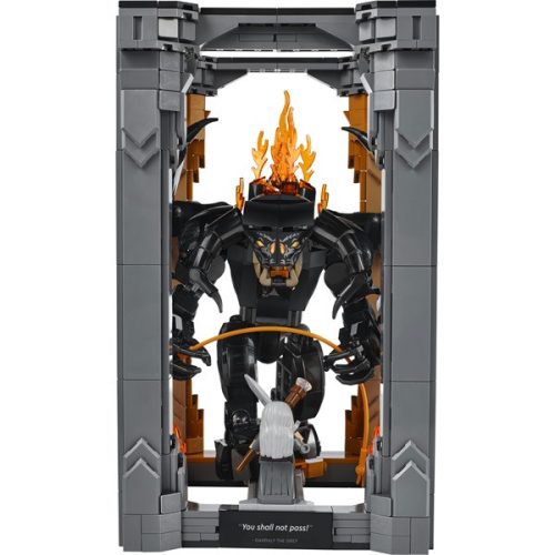 LEGO® Icons Könyvkuckó: A Gyűrűk Ura: Balrog™, dekorációs szett a könyvespolcra 10367