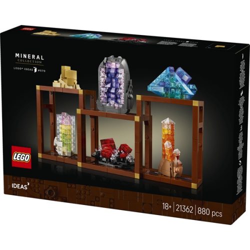 LEGO® Ideas Ásványgyűjtemény, ásványkiállítás, dekoráció a nappaliba 21362