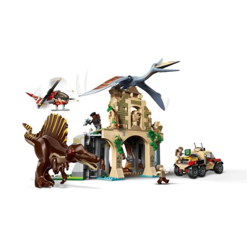 LEGO® Jurassic World Spinosaurus és Quetzalcoatlus, légi küldetés, dinoszauruszjáték 76976