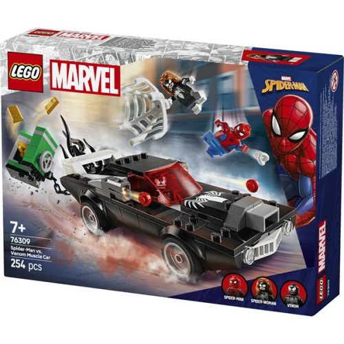 LEGO® | Marvel Pókember vs. Venom sportautója, szett megépíthető játék járművel 76309