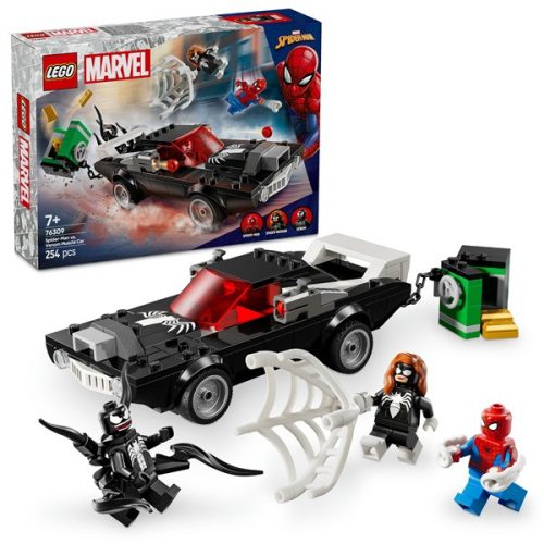 LEGO® | Marvel Pókember vs. Venom sportautója, szett megépíthető játék járművel 76309