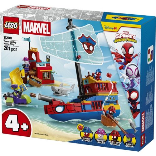 LEGO® | Marvel Póki és csodálatos barátai A pókcsapat kalózhajója 11208