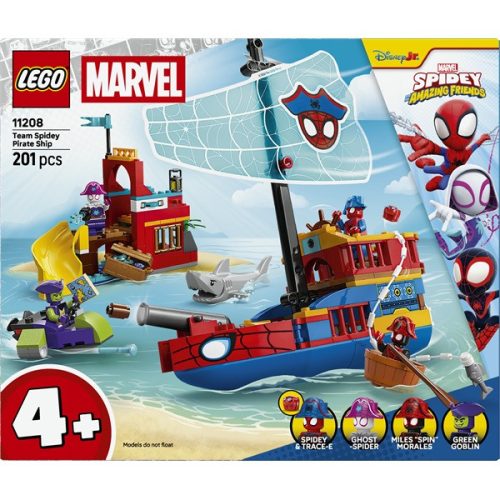 LEGO® | Marvel Póki és csodálatos barátai A pókcsapat kalózhajója 11208