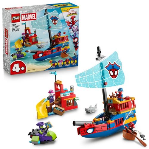 LEGO® | Marvel Póki és csodálatos barátai A pókcsapat kalózhajója 11208