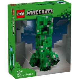   LEGO® Minecraft® A Creeper™, videójátékon alapuló dekoráció, és akciófigurát rejtő építőjáték 21276