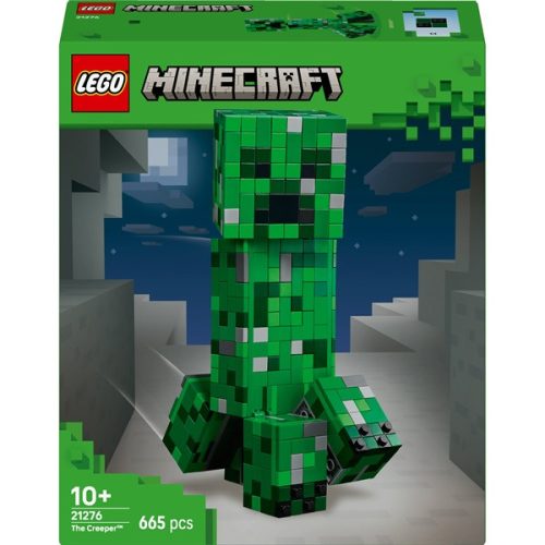 LEGO® Minecraft® A Creeper™, videójátékon alapuló dekoráció, és akciófigurát rejtő építőjáték 21276