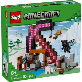   LEGO® Minecraft® A csákánybánya, dekoráció a gamerszobába és csákányos játék 21277